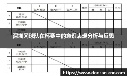 深圳网球队在杯赛中的意识表现分析与反思